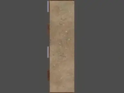 PBR Moist Wall Low Poly 3D Model Low-poly 3D model