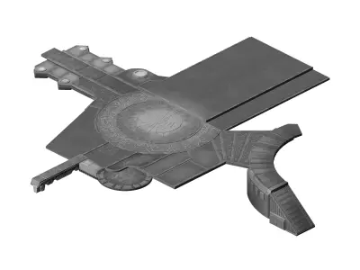 Relics - main city surface 3D model