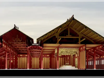 DIEN THAI HOA - HUE - VIETNAM 3D model