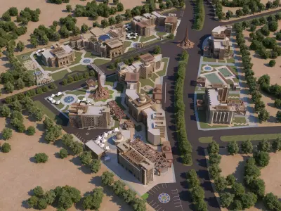 0031 - Education - Islamic Facades - 2021 - 01 - 2D-3D Files 3D model