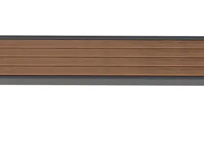 City Bench 07 Low-poly 3D model