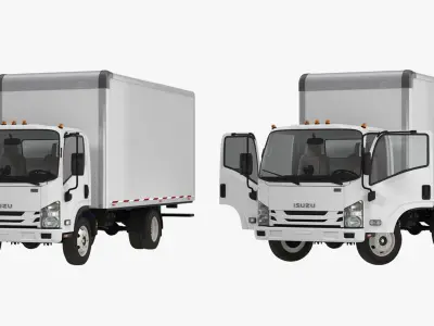  Box Truck Isuzu NPR 2018 