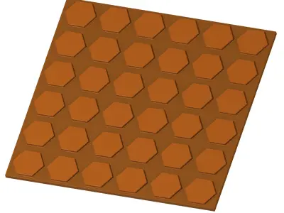 Exquisite Garden Floor Tiles 3D print model