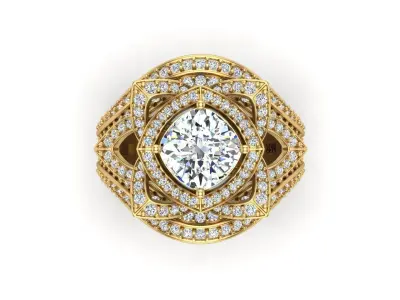 Jewelry ring 217 3D print model