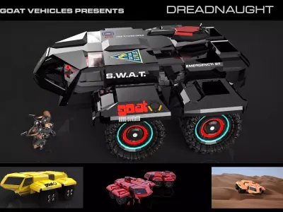 PG Goat Dreadnaught2 3D model