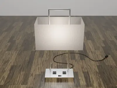 modern table lamp 3D model