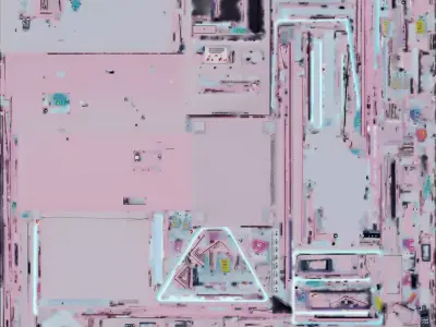 Pastel Vending Machine 3D Model Whimsical SciFi Utility Low-poly 3D model