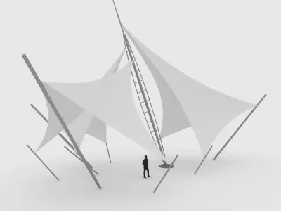 Membrane Tensile 3 3D model