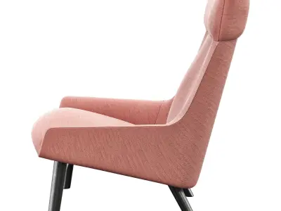 wendelbo armchair Low-poly 3D model