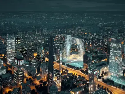 Beijing CBD Night View China Zun CCTV Tower   3D model