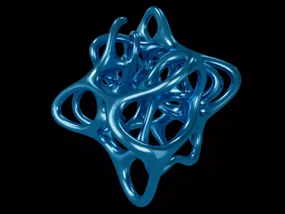 Abstract Shape v39 005 Low-poly 3D model