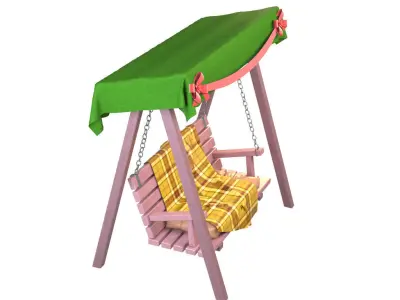 Garden Swing 3D model