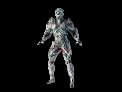 Low Poly - Cyborg Sentient Low-poly 3D model