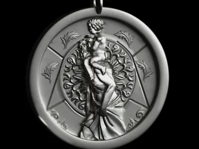 Saint Christopher Pendant  3D print model