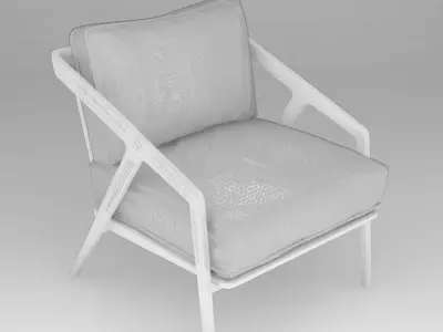 Lounge Chair - Katakana  3D model