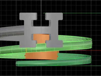 Jewelry ring 464 3D print model