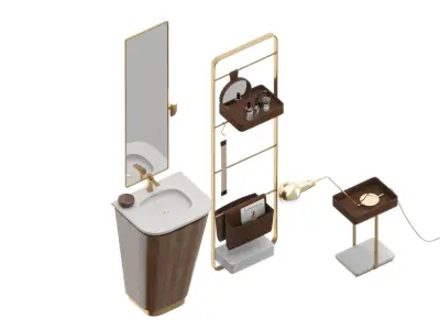 SUEDE wahsbasin By Cerasa 3D model