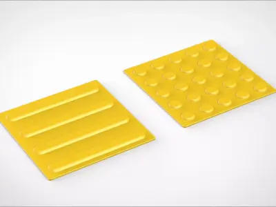 tile for blind people 3D model