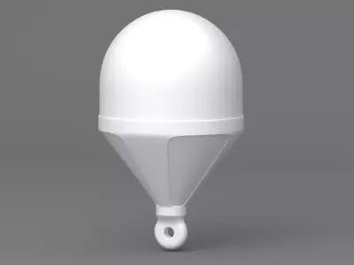 Sea Buoy White 3D model