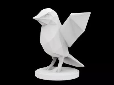 Geometric Eagle Statue 3D Print Model 3D print model
