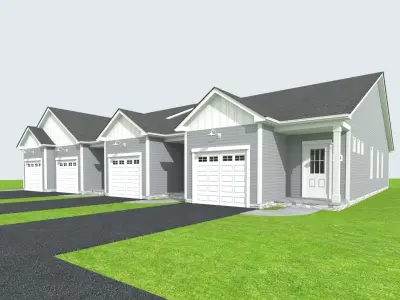 Cape Cod House 32 3D model