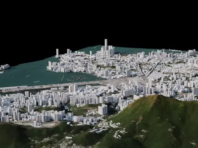 Hong Kong - China 3D model