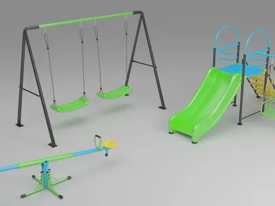 Kids Playground 3D model