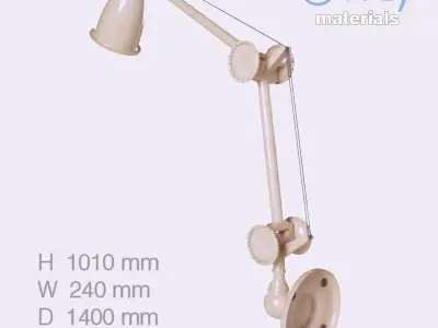 Moooi wall lamp bra 3D model