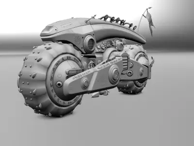 Alienbike MQ  3D model