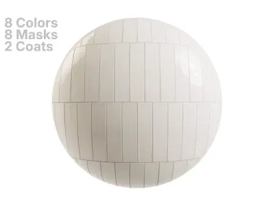 Subway Tile in Vertical Offset Layout Texture