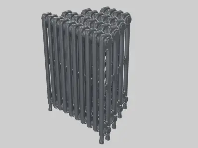 Classic Cast Iron Radiator 2C Collection 3D model