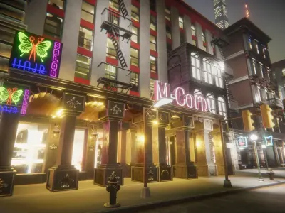 Night City Creator Low-poly 3D model