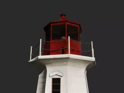 Peggys Cove Lighthouse 3D model