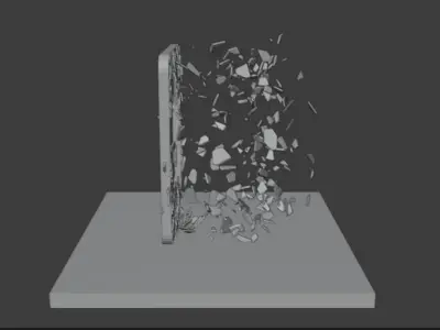 Shattered glass  3D model