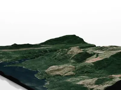 Green Landscape 3D model