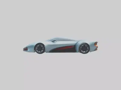 Futuristic Roadster model 3D model