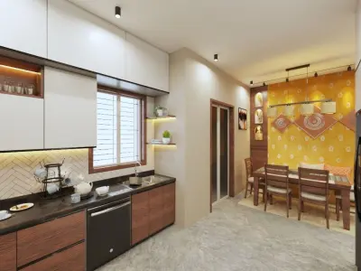  Indian Contemporary Haven 3D model