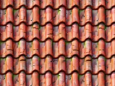Stylized Roof Seamless Texture Texture