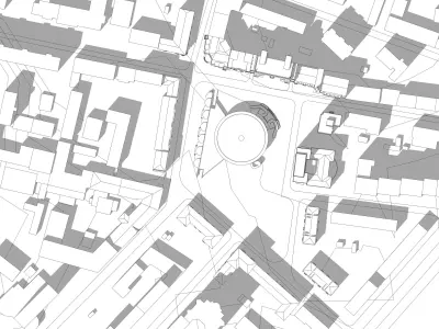 Pecherska Square in Kyiv 3D model