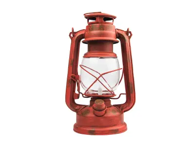 lantern lamp  Low-poly 3D model