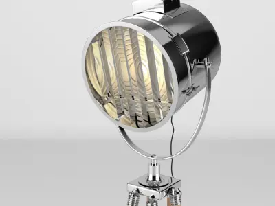 Studio Tripod Lamp 3D model