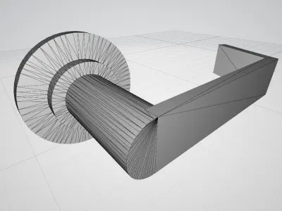 Door Handle Free 3D model get