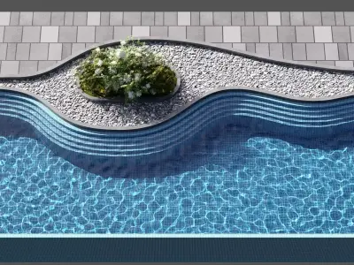 SWIMMING POOL NO119 A 3D model