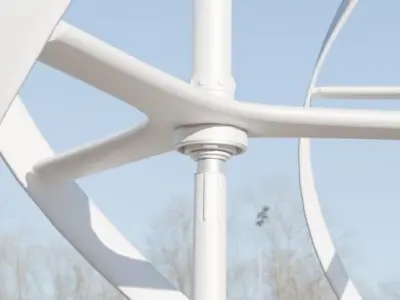 Vertical wind turbine 3D model