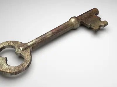 Vintage Key 3D model