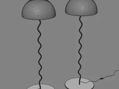 Alora Floor Lamp 3D model