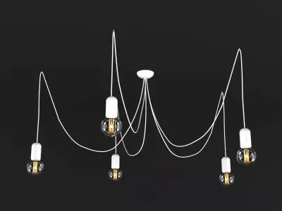 NOWODVORSKI Lamp Spider x5  3D model