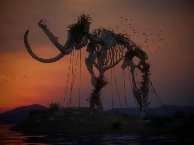 The Lost World Low-poly 3D model