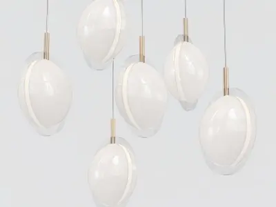 lens pendant 3D model