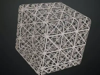 White Iron Bars Transparent PBR Seamless Texture